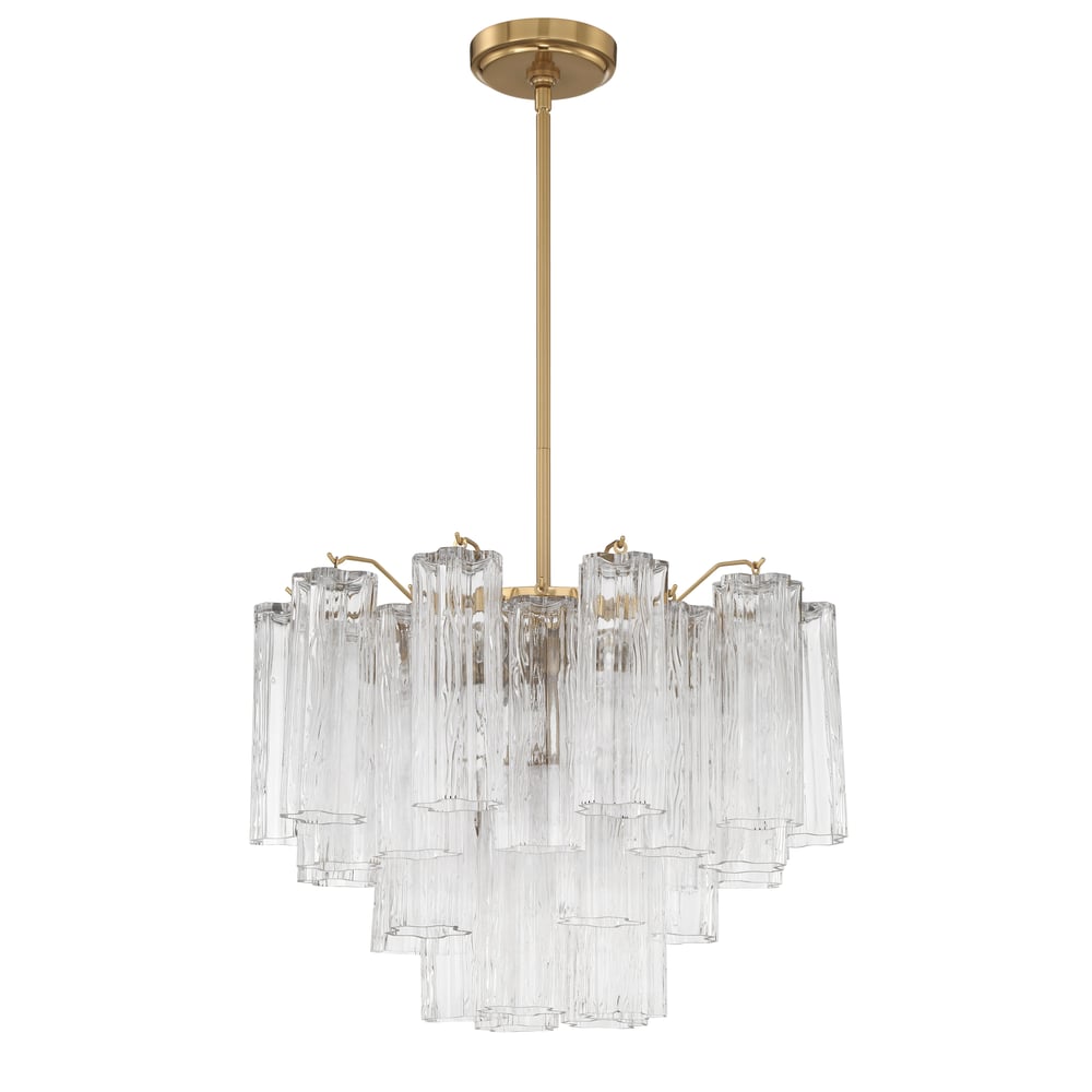 Murano Glass Tube Chandelier — Chandelier | Maison Monashee — view 39