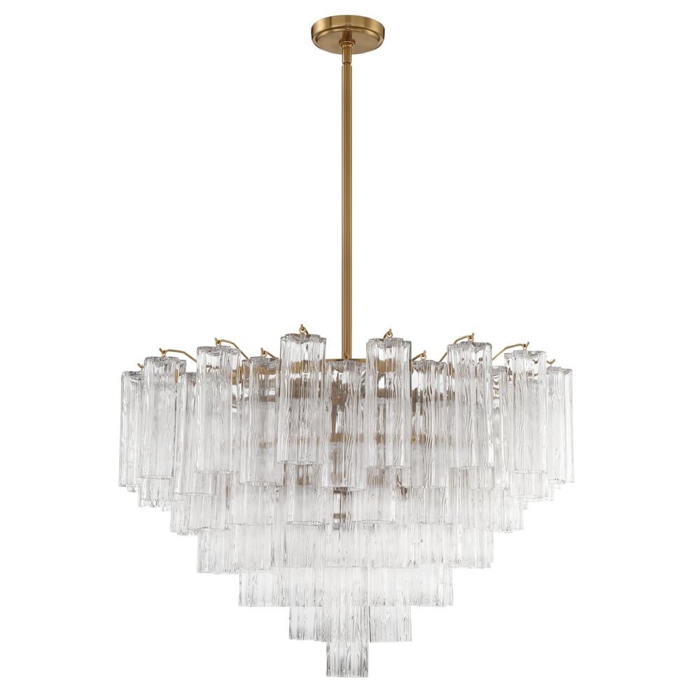 Murano Glass Tube Chandelier — Chandelier | Maison Monashee — view 41