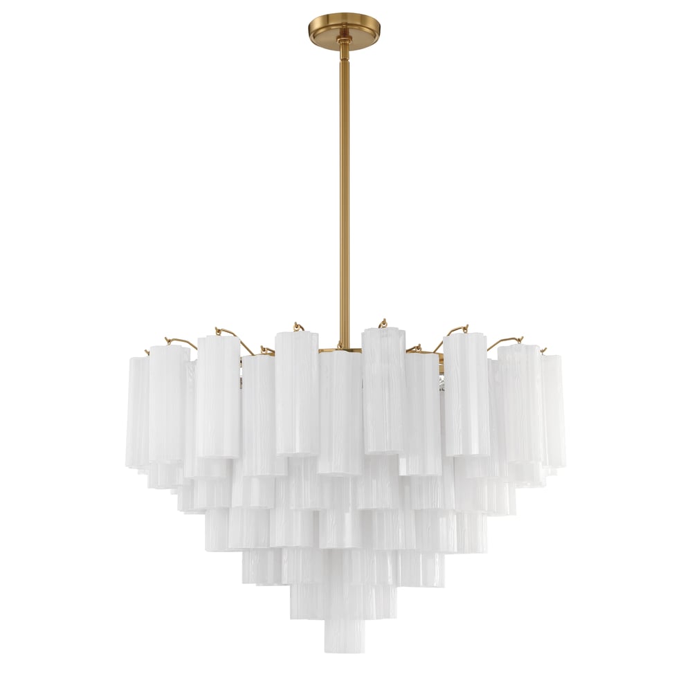 Murano Glass Tube Chandelier — Chandelier | Maison Monashee — view 42