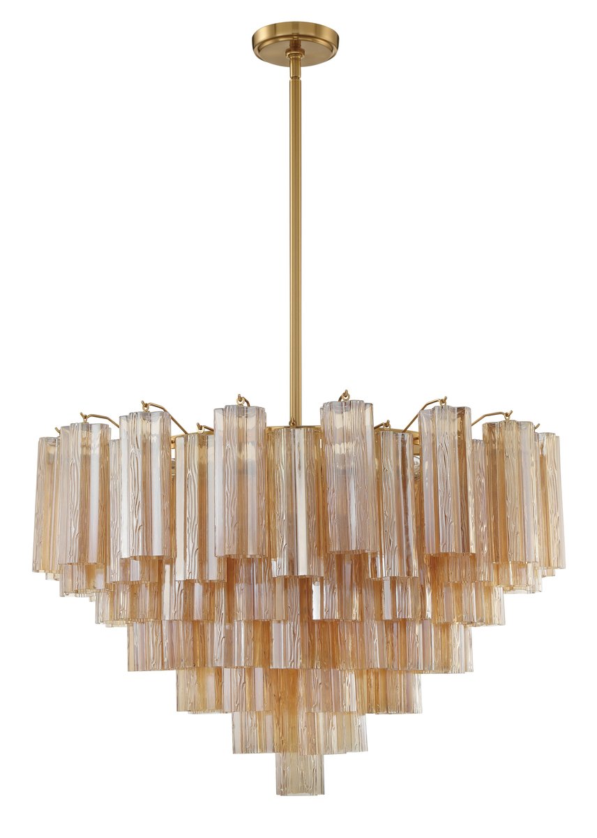 Murano Glass Tube Chandelier — Chandelier | Maison Monashee — view 43