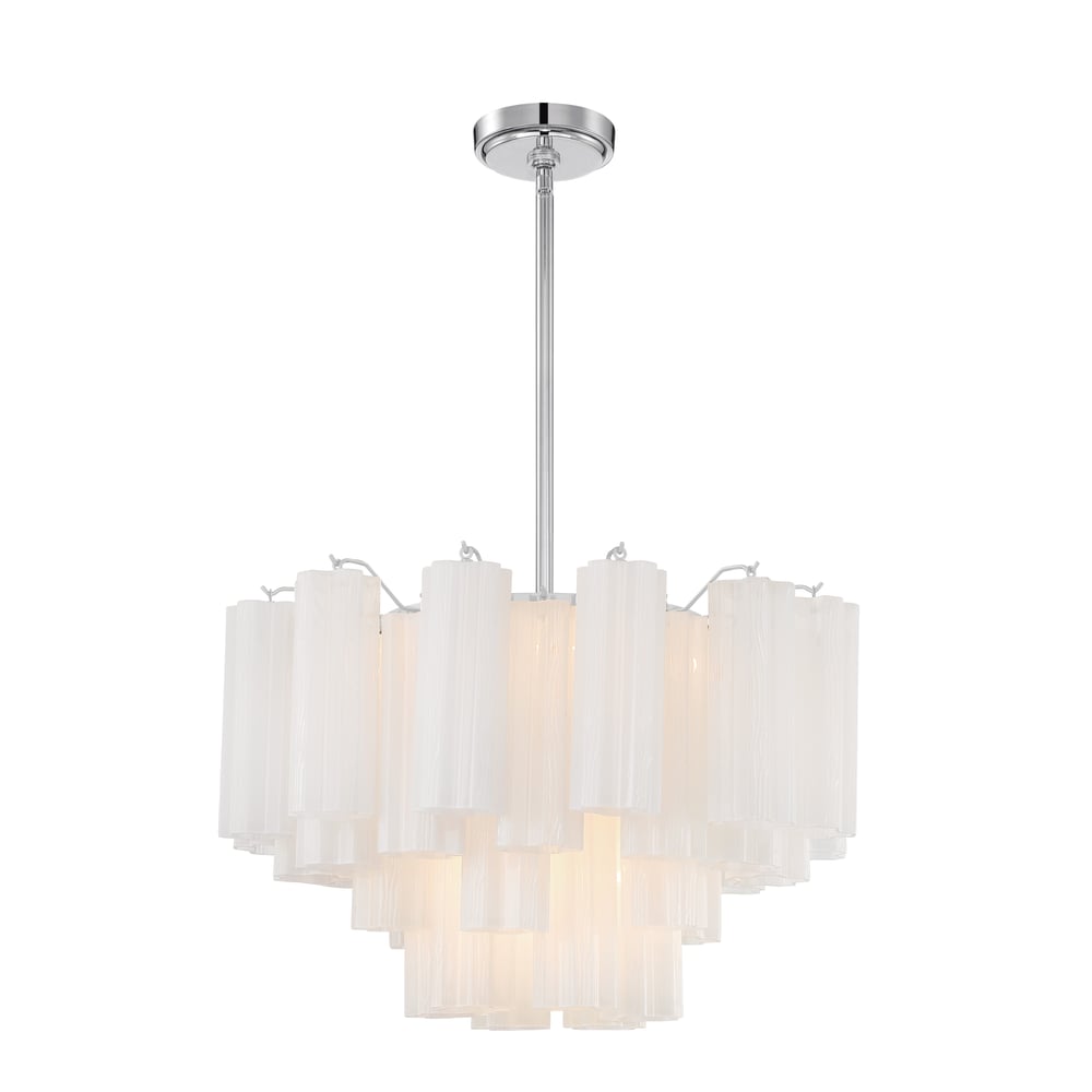 Murano Glass Tube Chandelier — Chandelier | Maison Monashee — view 44