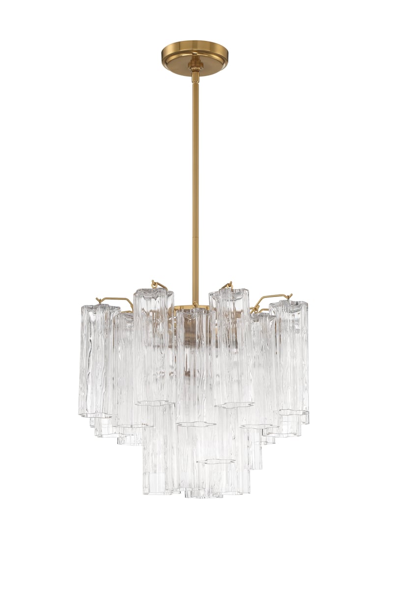 Murano Glass Tube Chandelier — Chandelier | Maison Monashee — view 46