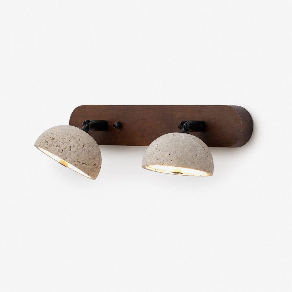 Travertine Bathroom Vanity Light — Wall Sconce | Maison Monashee — view 7
