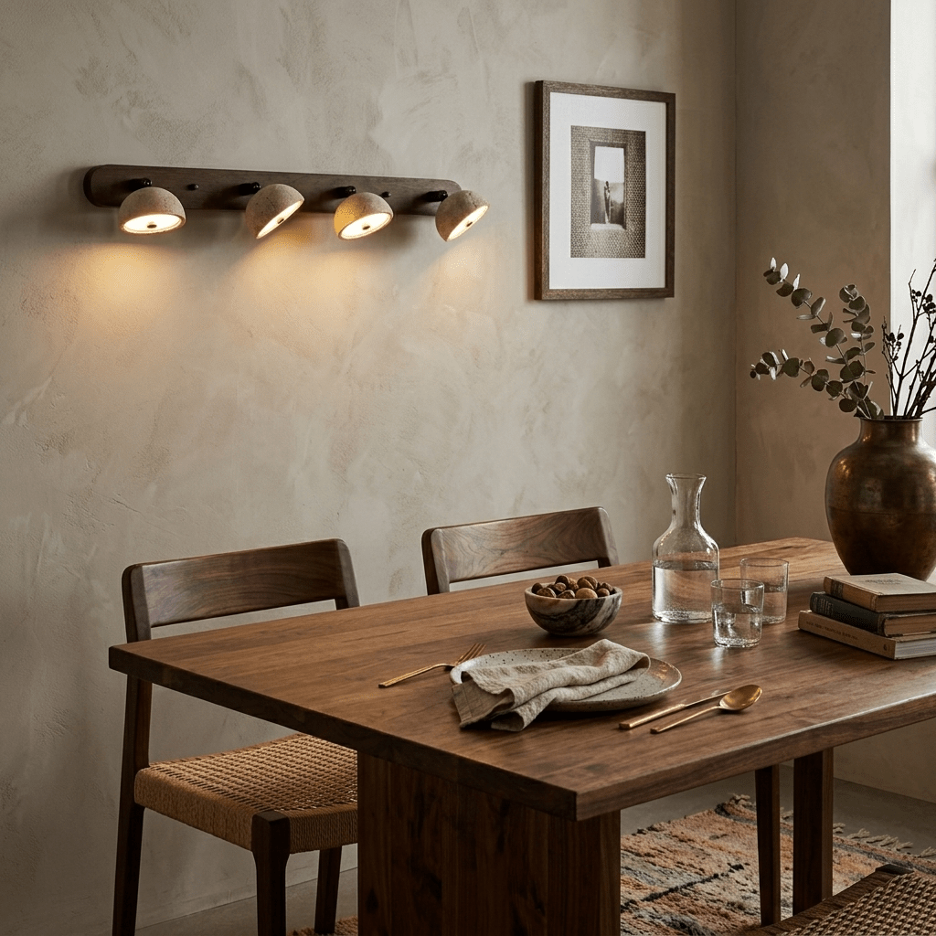 Travertine Bathroom Vanity Light — Wall Sconce | Maison Monashee — view 8