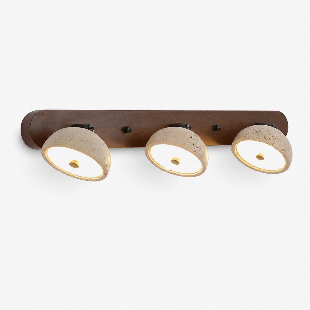 Travertine Bathroom Vanity Light — Wall Sconce | Maison Monashee — view 6