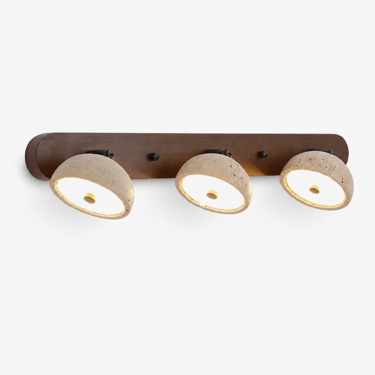 Travertine Bathroom Vanity Light — Wall Sconce | Maison Monashee — view 6