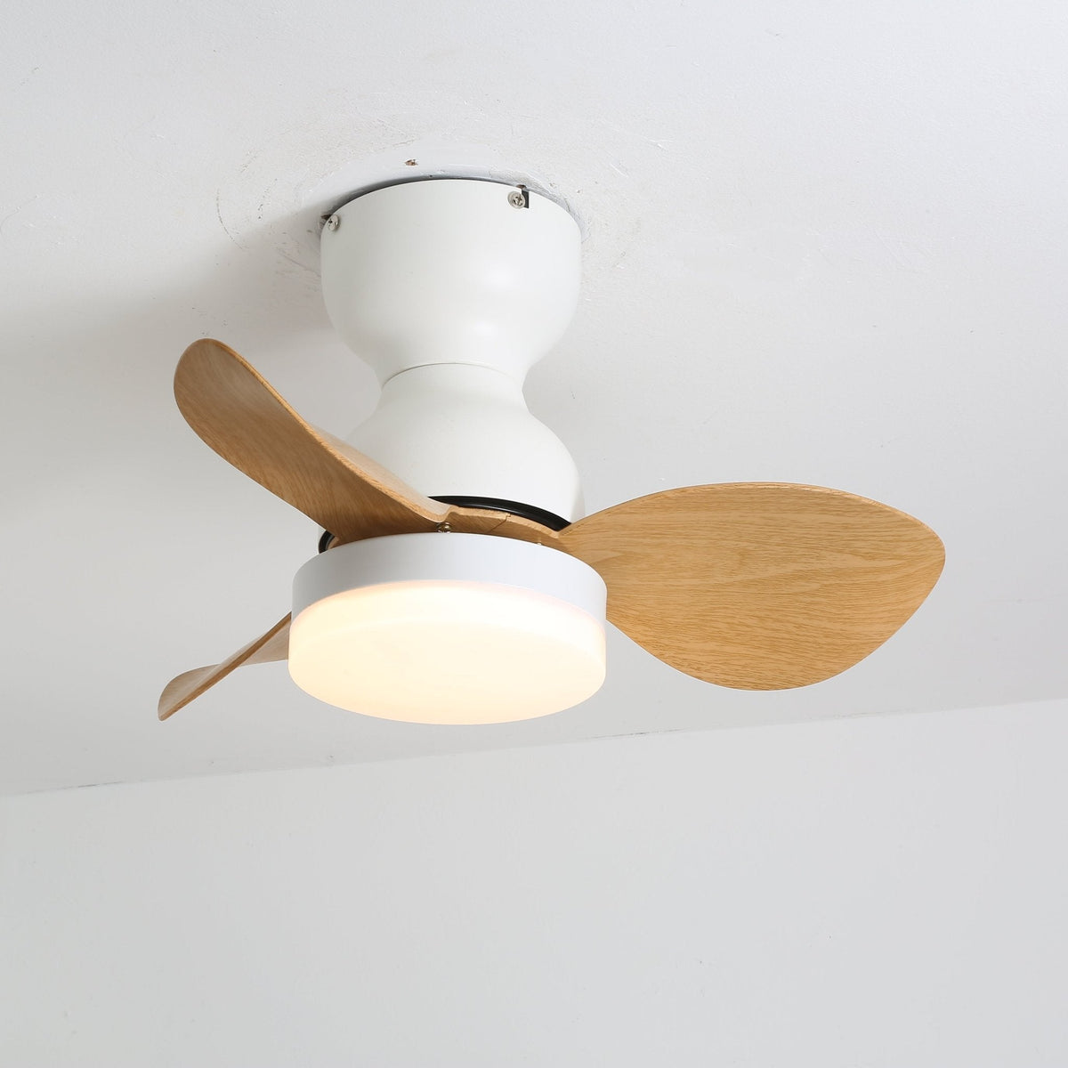 Black Flush Mount Ceiling Fan — Ceiling Fan | Maison Monashee — view 13