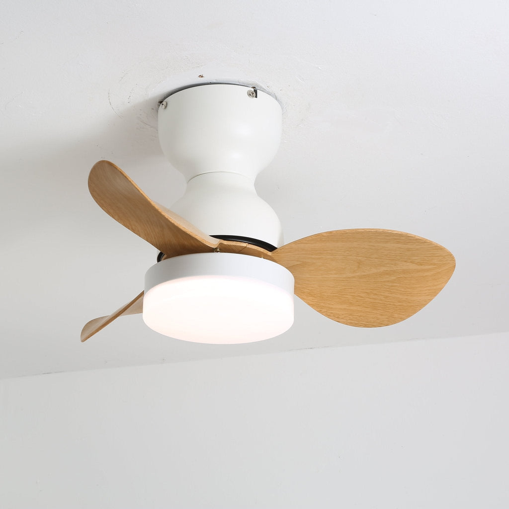 Black Flush Mount Ceiling Fan — Ceiling Fan | Maison Monashee — view 9