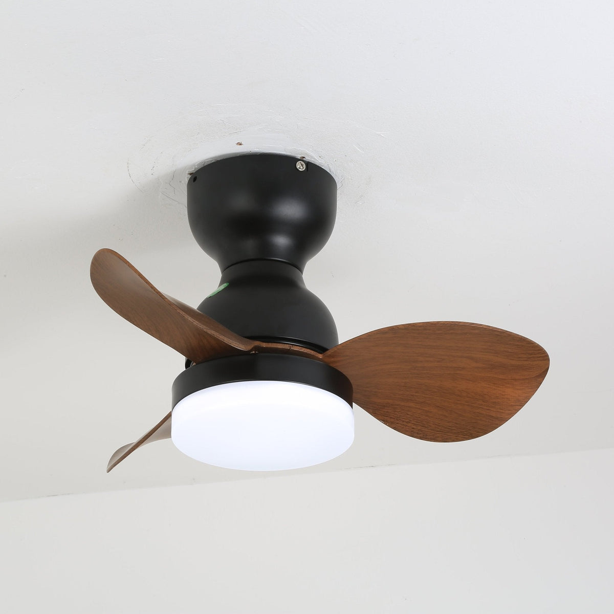 Black Flush Mount Ceiling Fan — Ceiling Fan | Maison Monashee — view 10