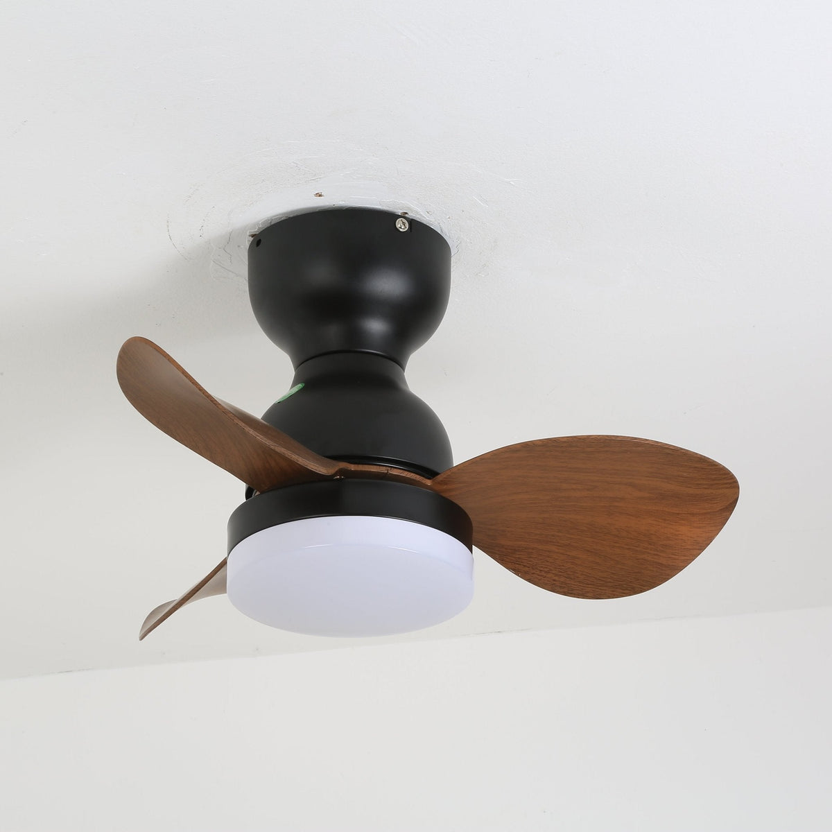 Black Flush Mount Ceiling Fan — Ceiling Fan | Maison Monashee — view 12