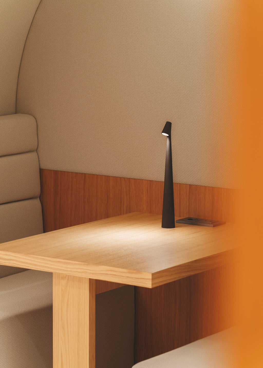 White Cordless Table Lamp — Table Lamp | Maison Monashee — view 86