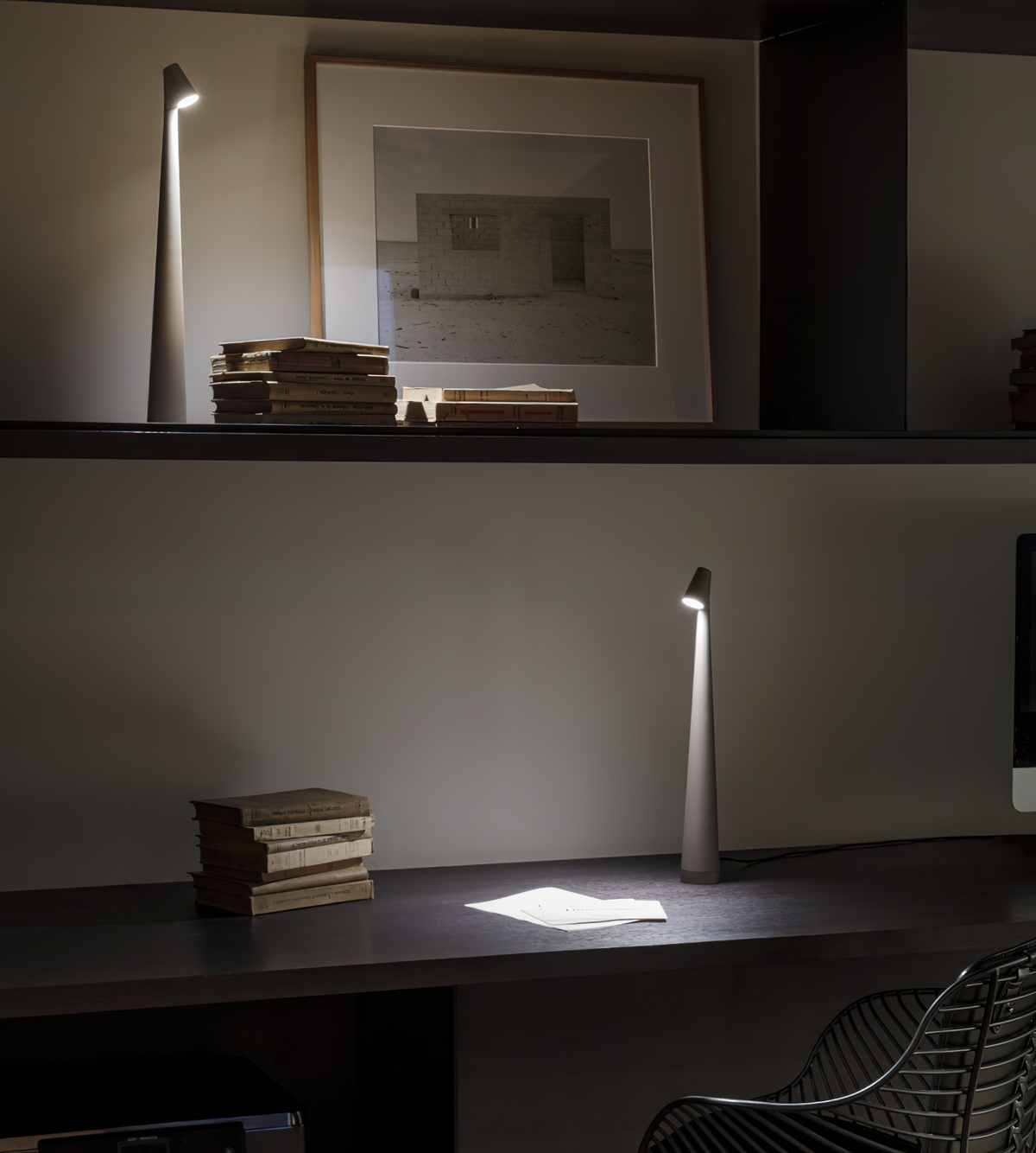 White Cordless Table Lamp — Table Lamp | Maison Monashee — view 28