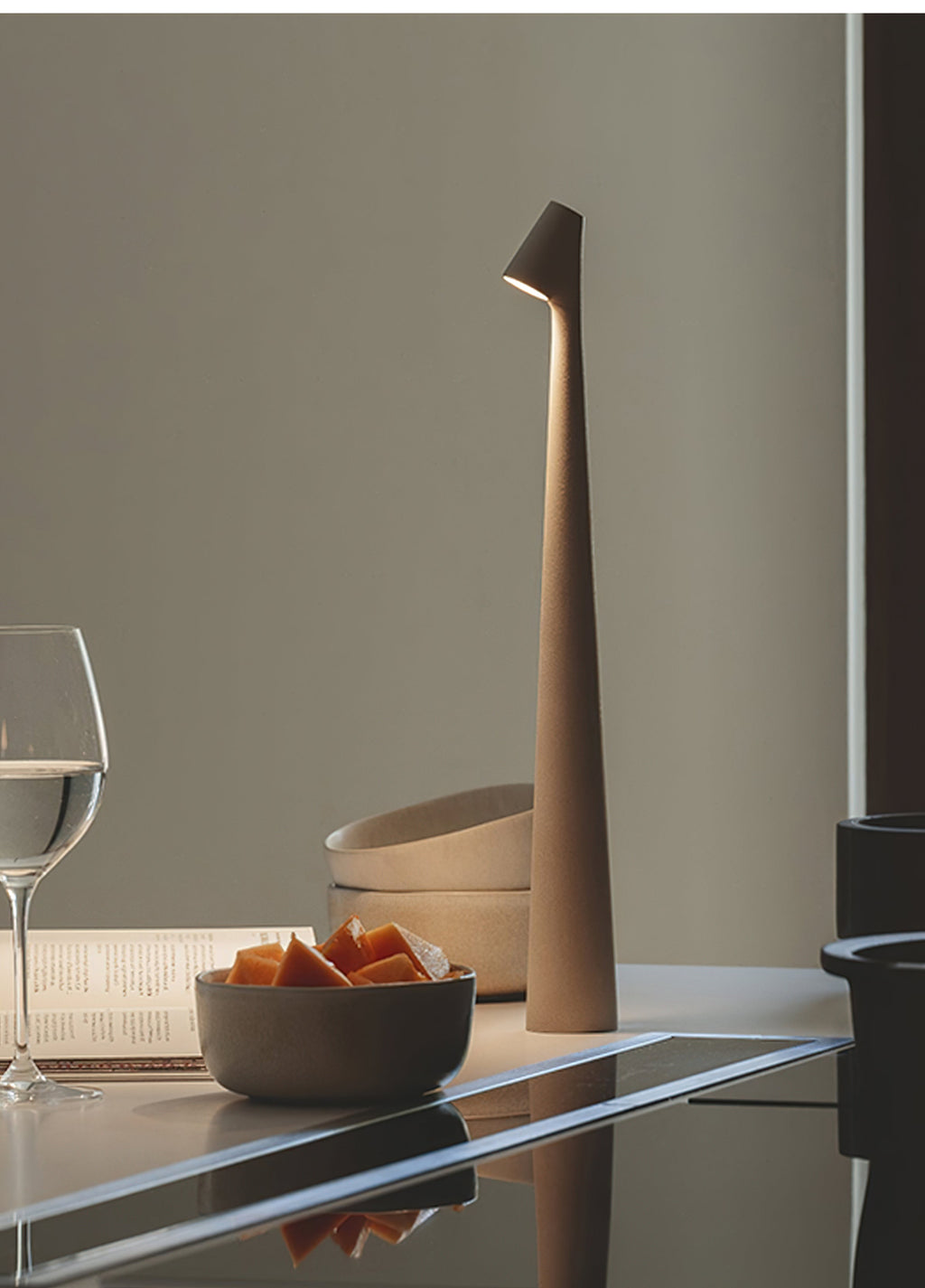 White Cordless Table Lamp — Table Lamp | Maison Monashee — view 29