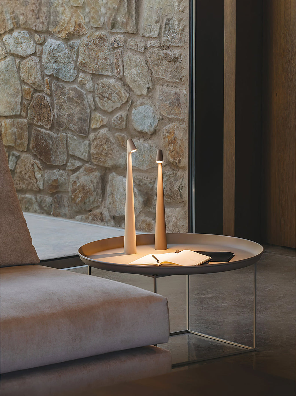 White Cordless Table Lamp — Table Lamp | Maison Monashee — view 58