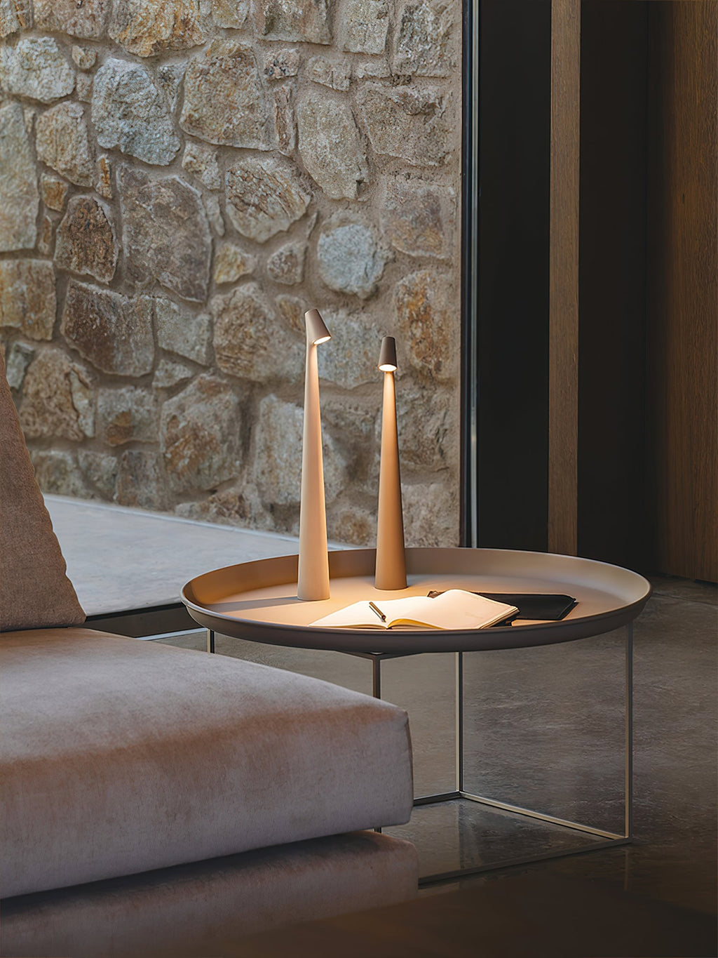 White Cordless Table Lamp — Table Lamp | Maison Monashee — view 21