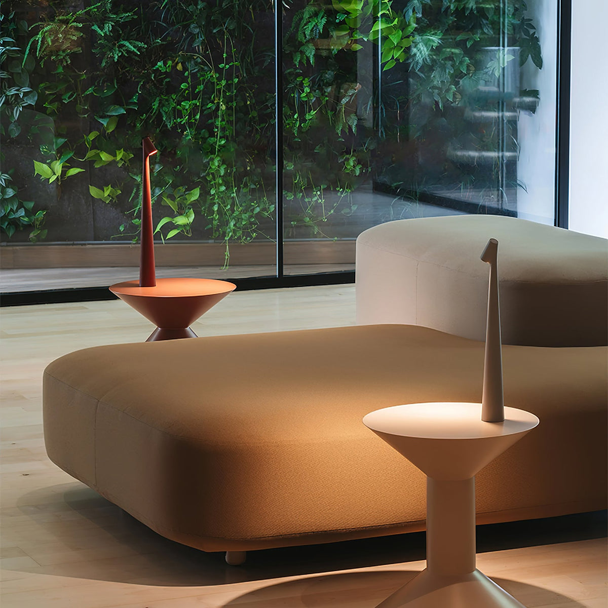 White Cordless Table Lamp — Table Lamp | Maison Monashee — view 26