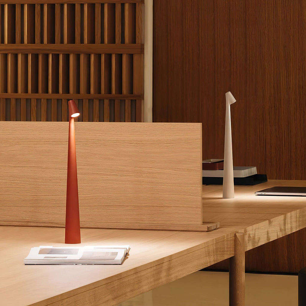 White Cordless Table Lamp — Table Lamp | Maison Monashee — view 35
