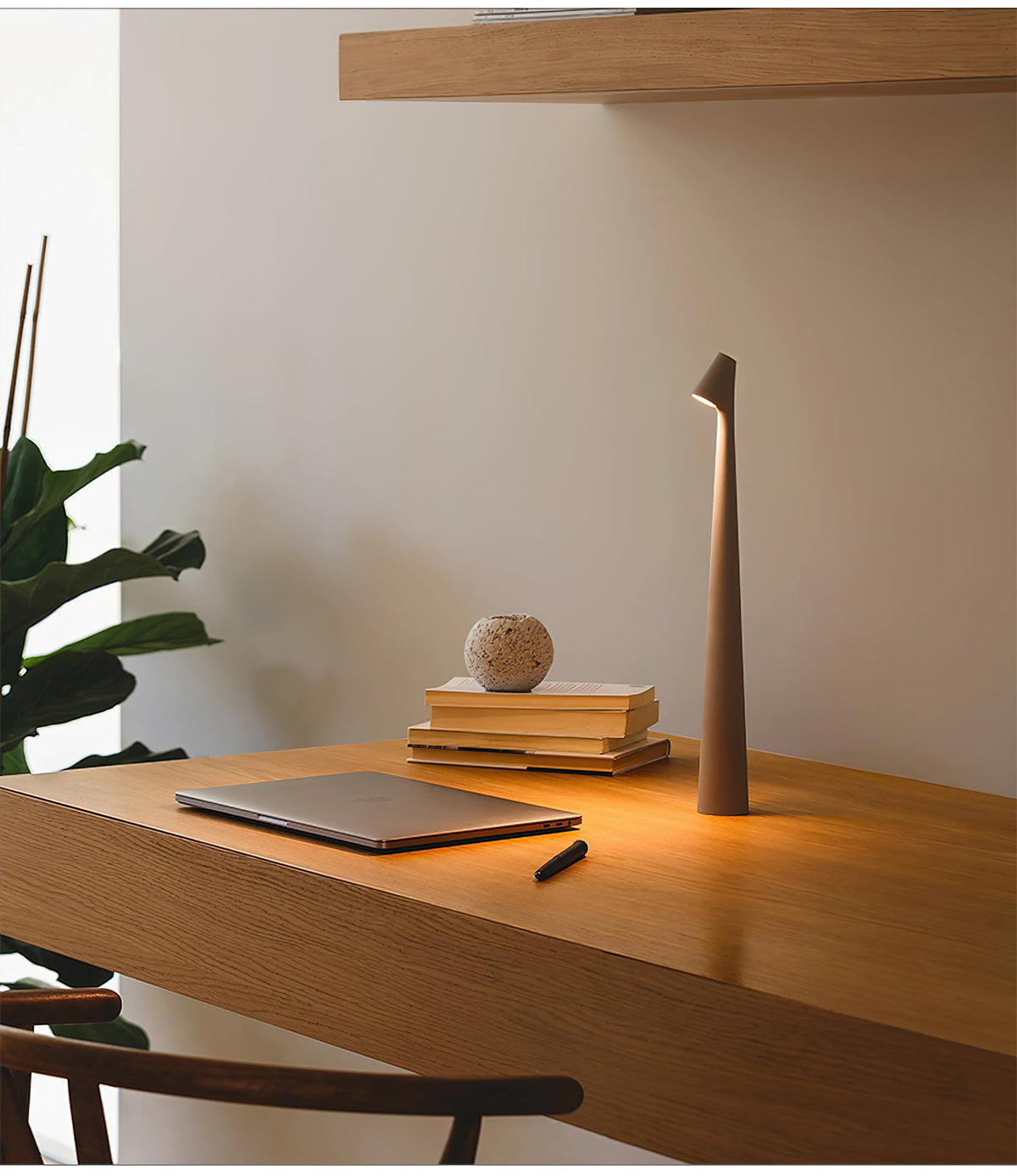 White Cordless Table Lamp — Table Lamp | Maison Monashee — view 12