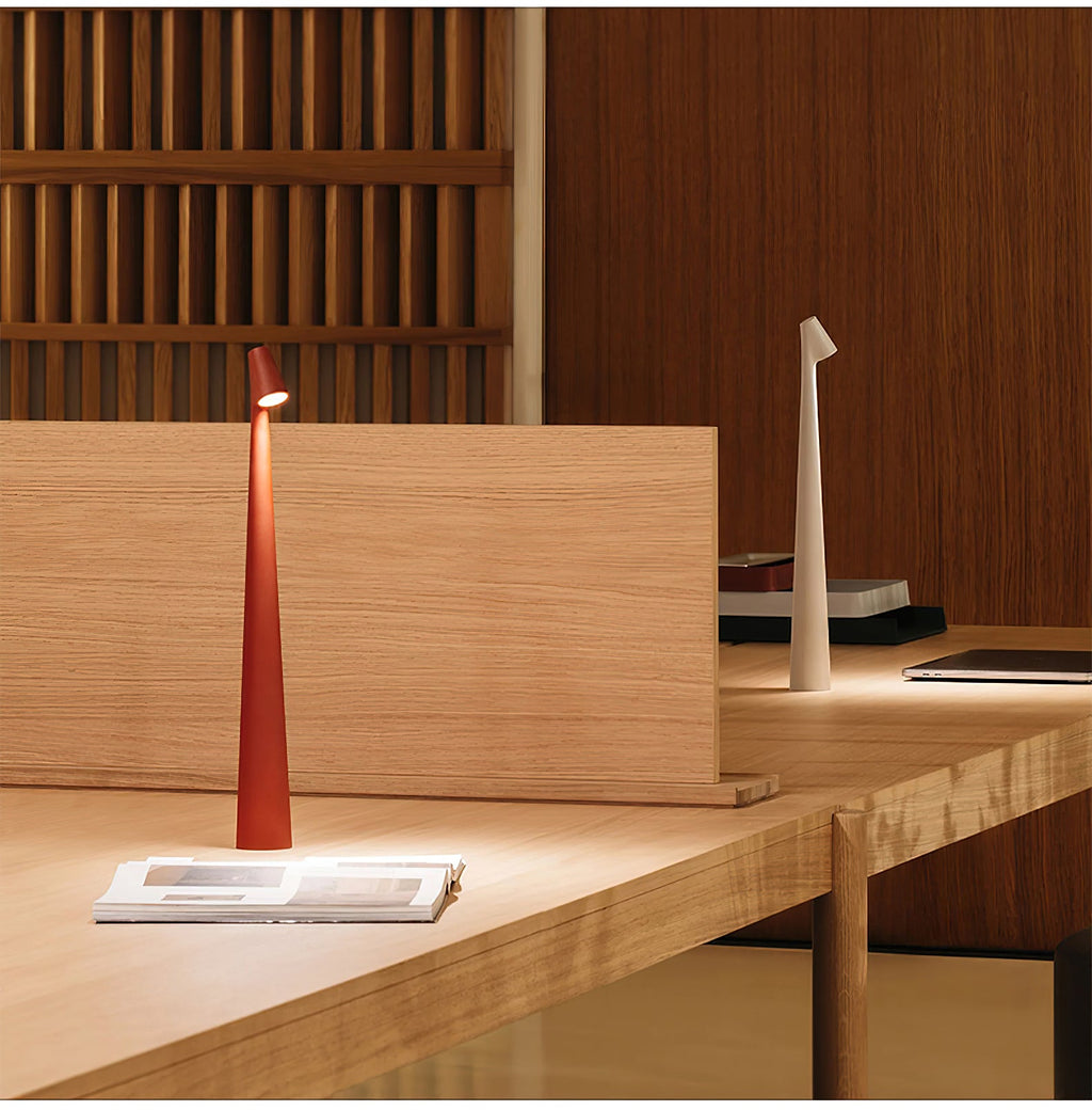 White Cordless Table Lamp — Table Lamp | Maison Monashee — view 9