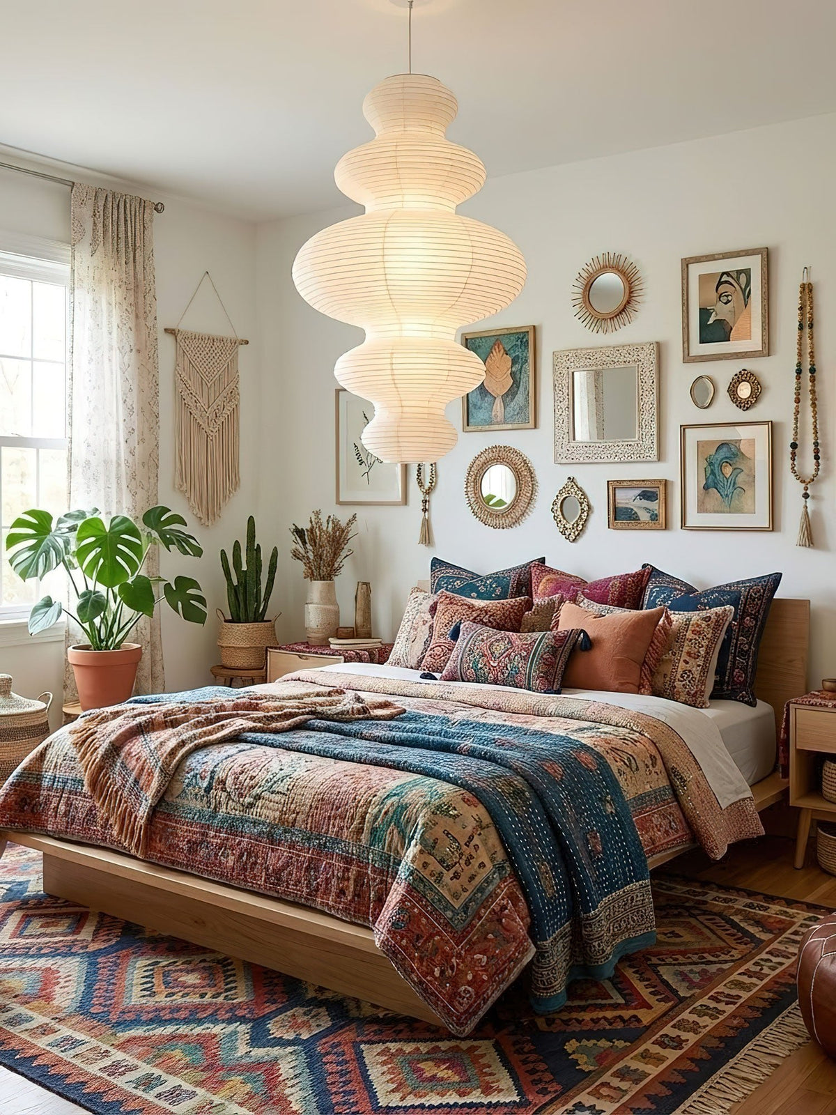 Large Paper Pendant Light — Pendant Light | Maison Monashee — view 4