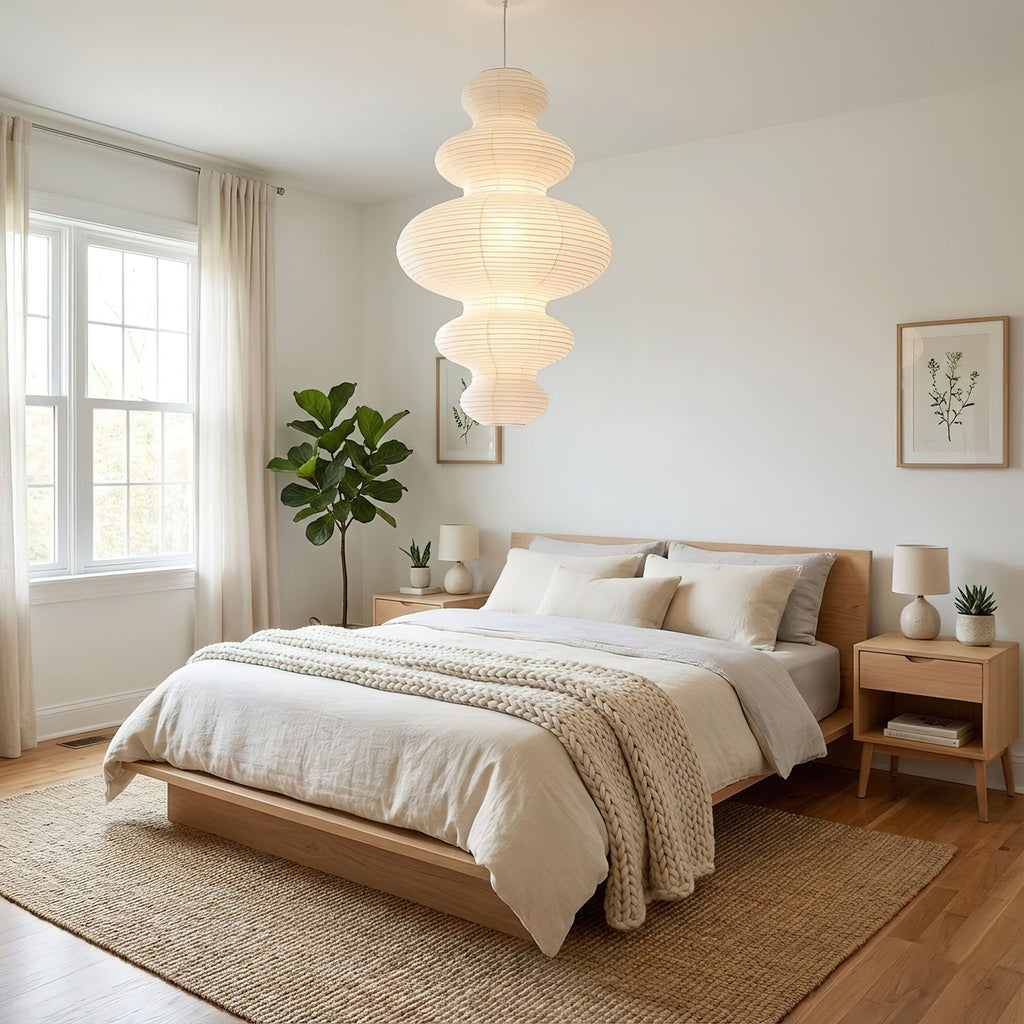 Large Paper Pendant Light — Pendant Light | Maison Monashee — view 5