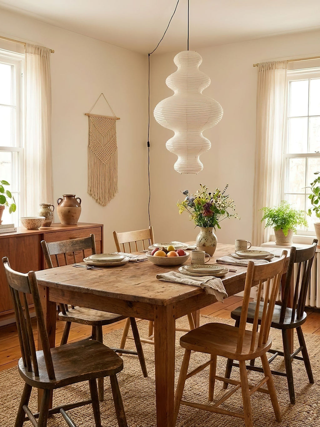 Plug-In Paper Pendant Light — Pendant Light | Maison Monashee — view 9