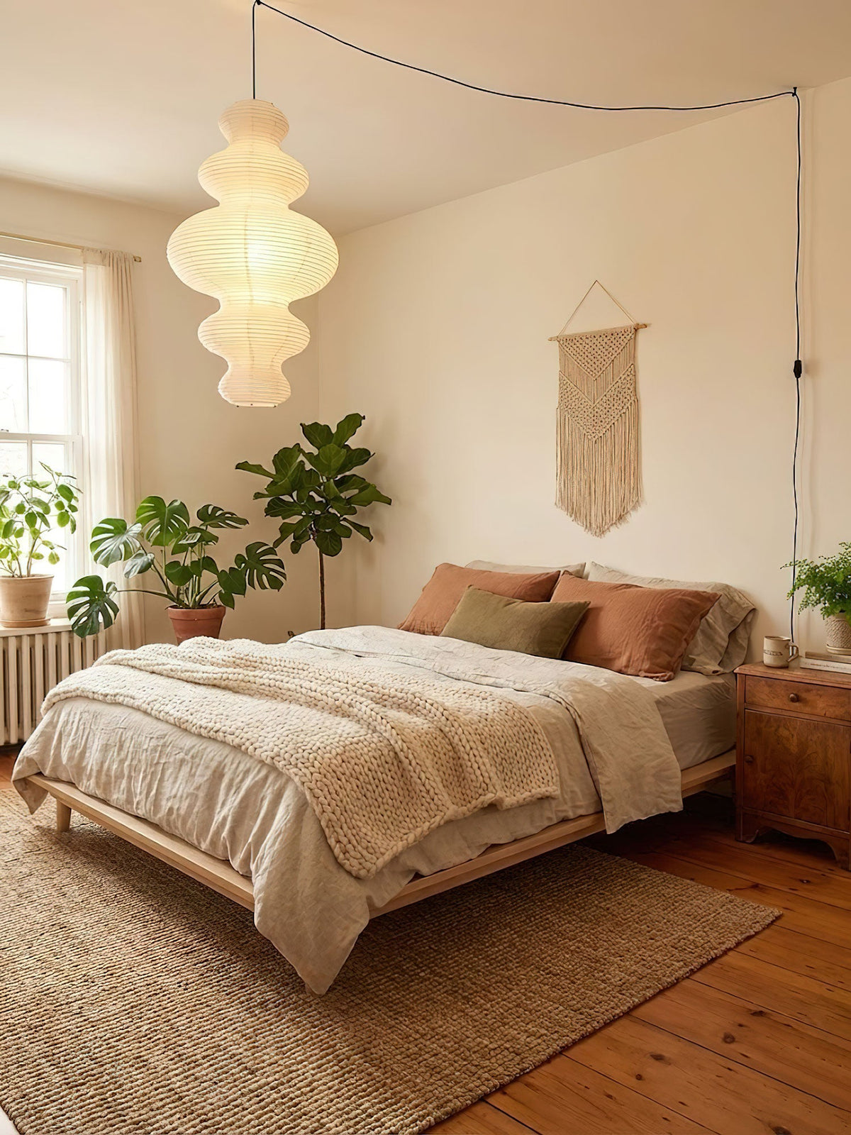 Plug-In Paper Pendant Light — Pendant Light | Maison Monashee — view 7