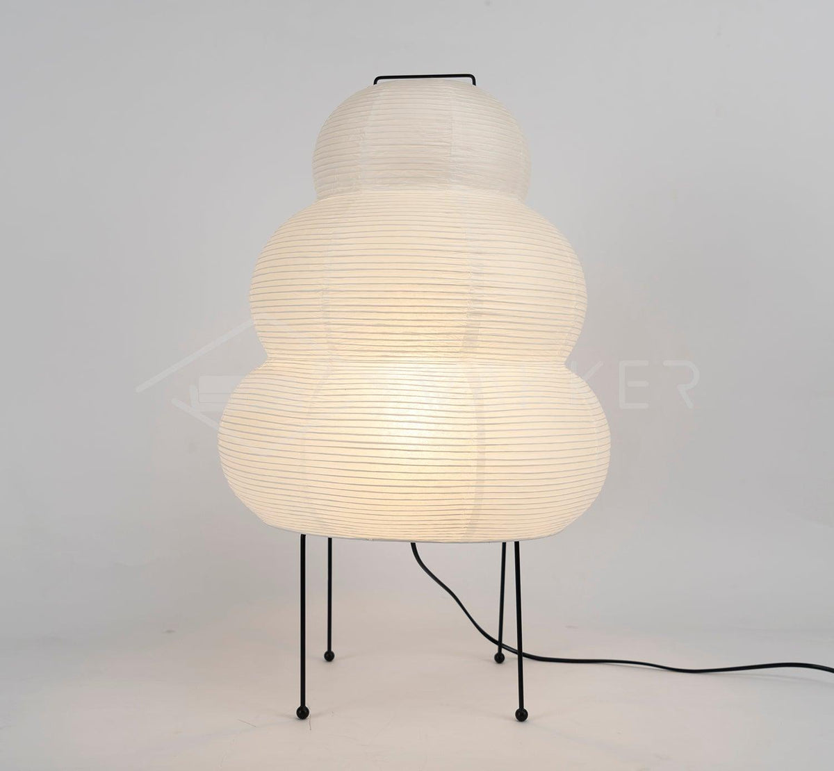 Japanese Lantern Table Lamp — Table Lamp | Maison Monashee — view 64