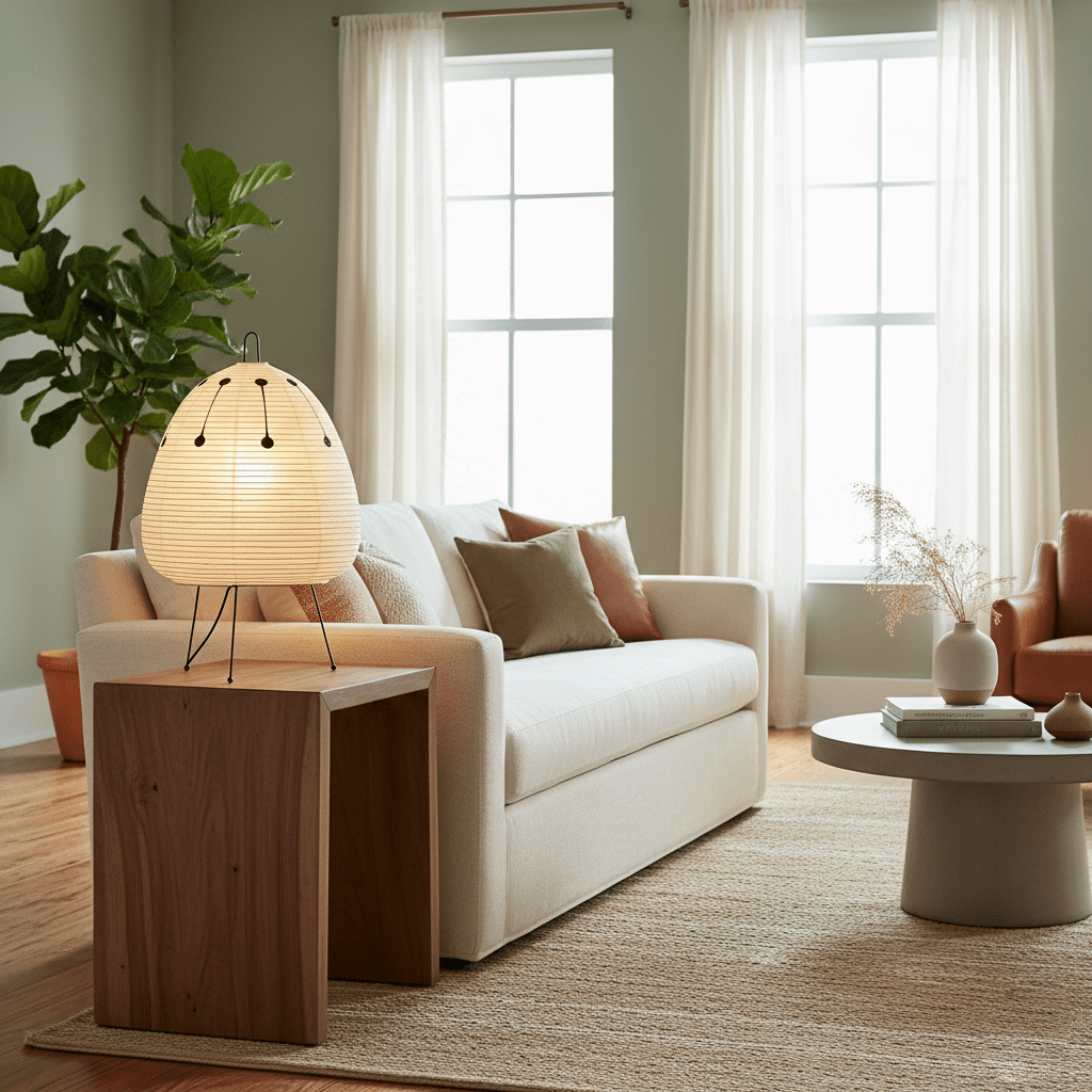 Japanese Lantern Table Lamp — Table Lamp | Maison Monashee — view 6