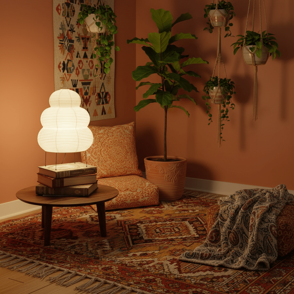 Japanese Lantern Table Lamp — Table Lamp | Maison Monashee — view 14