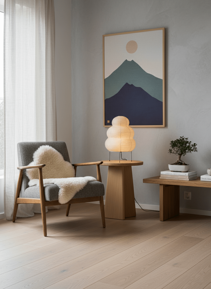 Japanese Lantern Table Lamp — Table Lamp | Maison Monashee — view 11