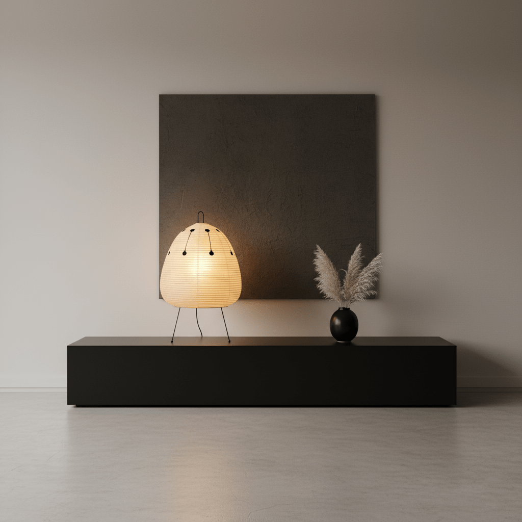 Japanese Lantern Table Lamp — Table Lamp | Maison Monashee — view 9