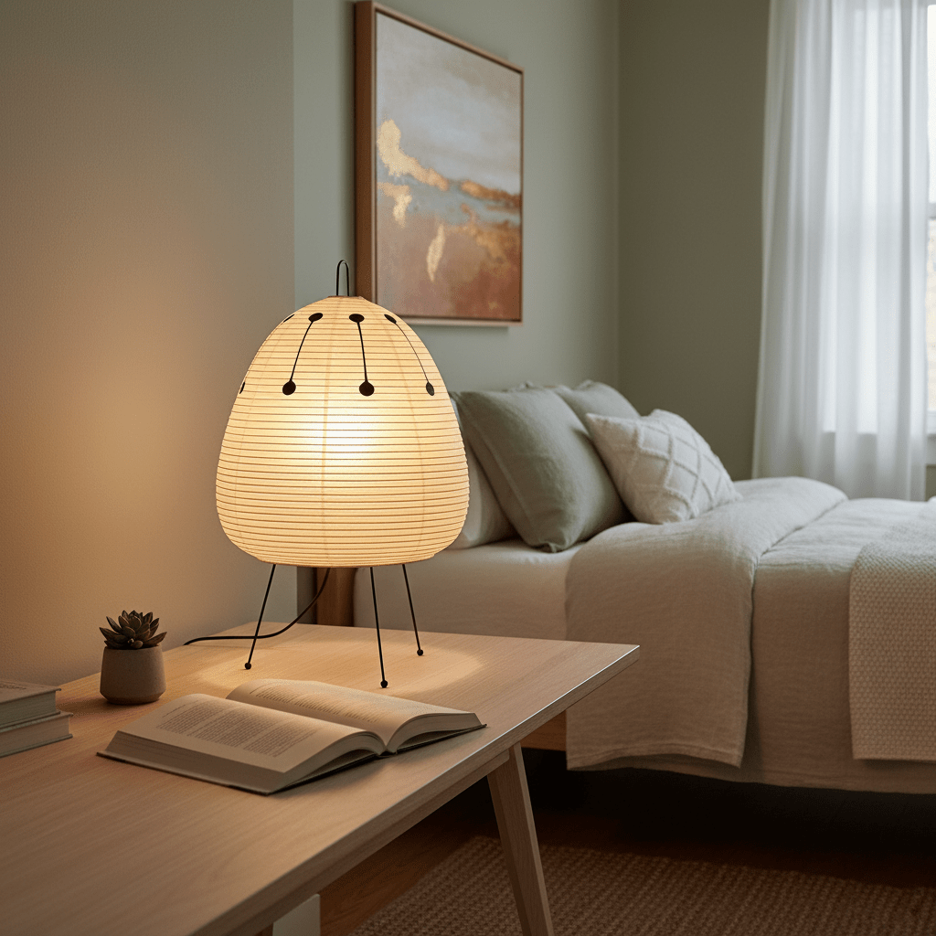 Japanese Lantern Table Lamp — Table Lamp | Maison Monashee — view 12