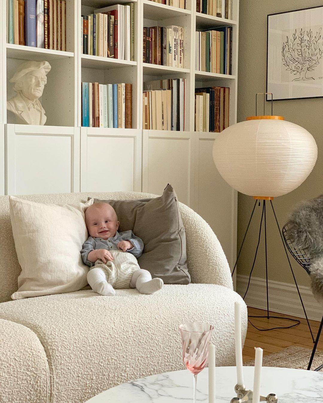 Rice Paper Floor Lamp — Floor Lamp | Maison Monashee — view 51