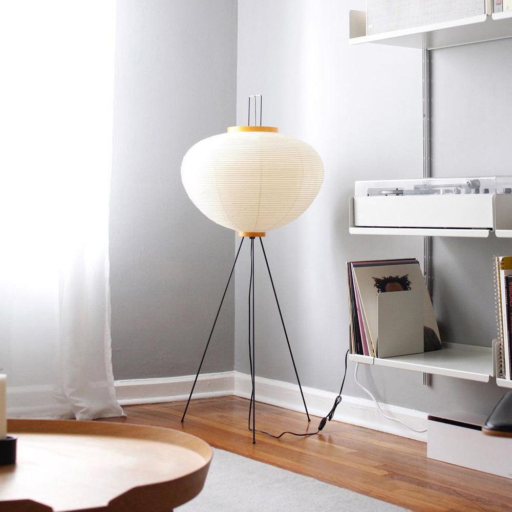 Rice Paper Floor Lamp — Floor Lamp | Maison Monashee — view 41