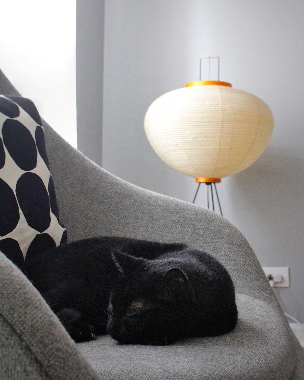 Rice Paper Floor Lamp — Floor Lamp | Maison Monashee — view 57