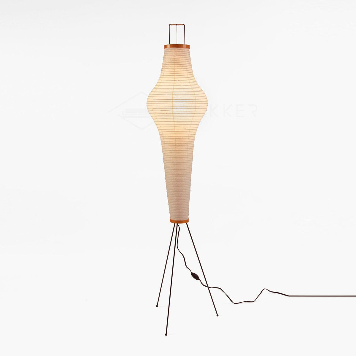 Rice Paper Floor Lamp — Floor Lamp | Maison Monashee — view 44