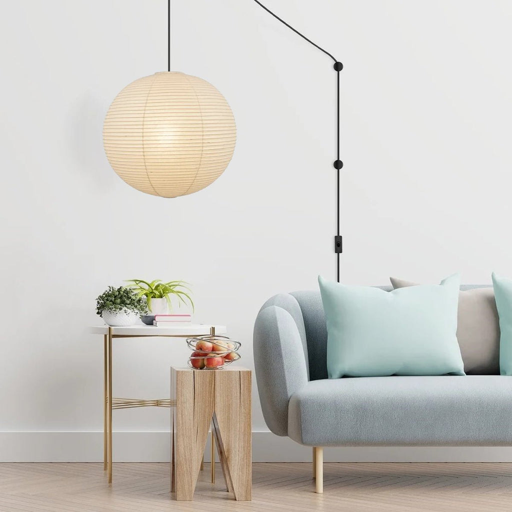 Paper Globe Pendant Lighting — Pendant Light | Maison Monashee — view 9