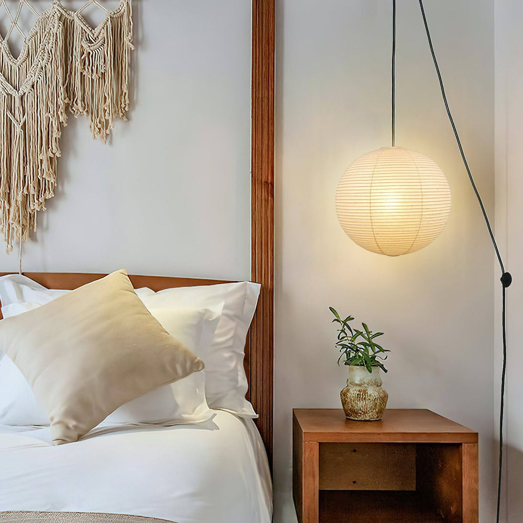 Japanese Lantern Pendant Light — Pendant Light | Maison Monashee — view 14