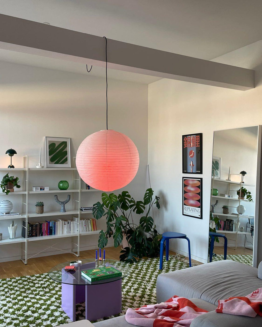 Paper Globe Pendant Lighting — Pendant Light | Maison Monashee — view 22