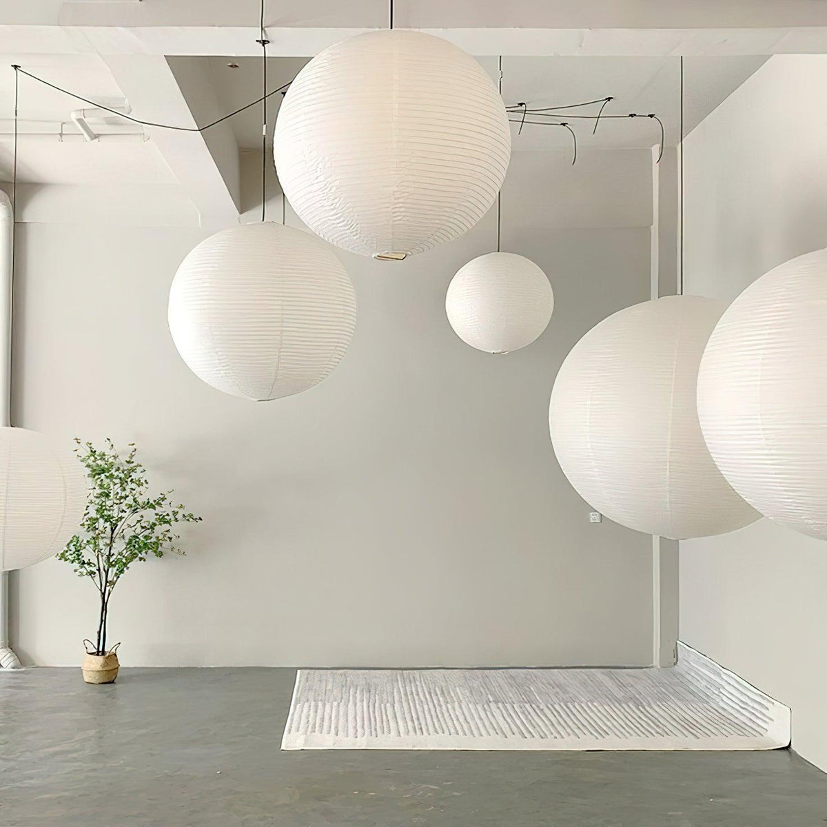 Japanese Lantern Pendant Light — Pendant Light | Maison Monashee — view 4