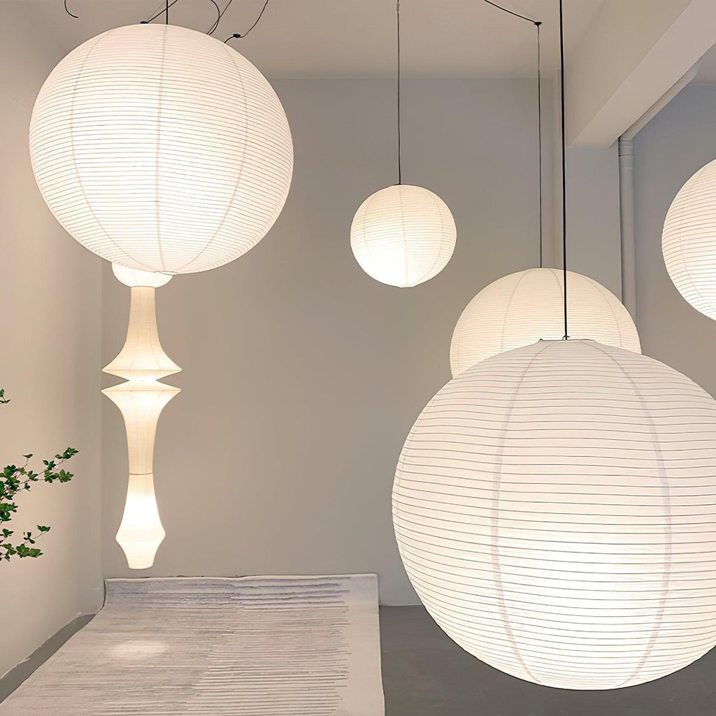 Paper Globe Pendant Lighting — Pendant Light | Maison Monashee — view 6