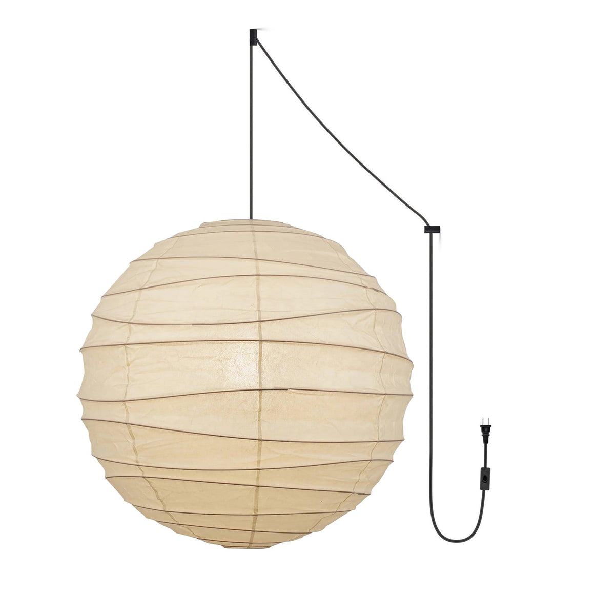 Modern Paper Pendant Light — Pendant Light | Maison Monashee — view 44