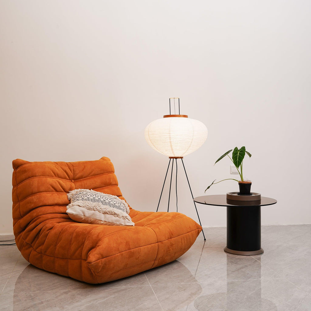 Rice Paper Floor Lamp — Floor Lamp | Maison Monashee — view 58