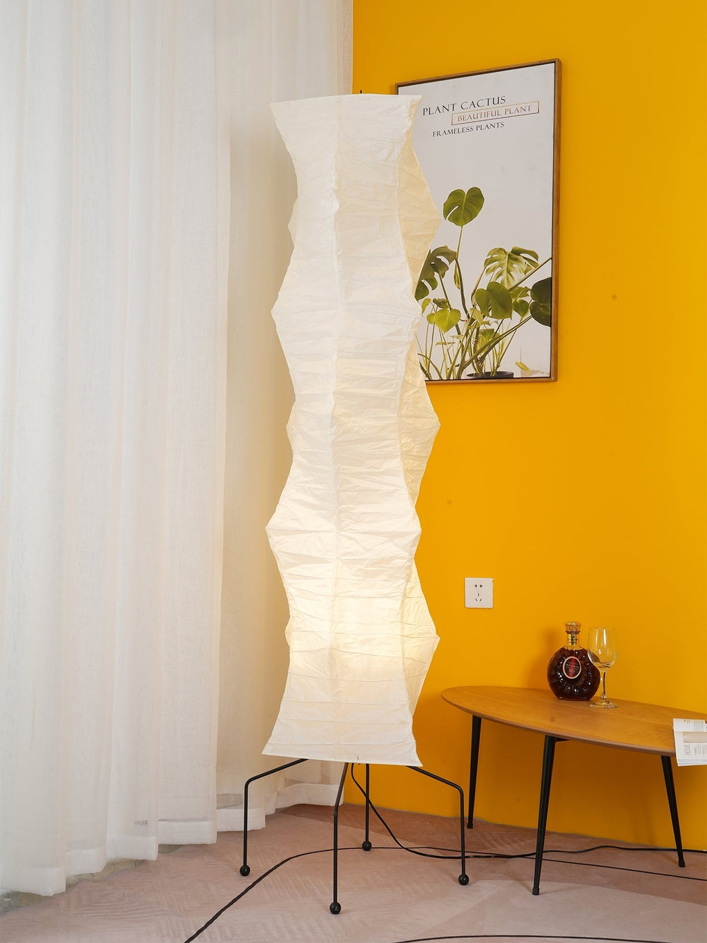 Rice Paper Floor Lamp — Floor Lamp | Maison Monashee — view 182