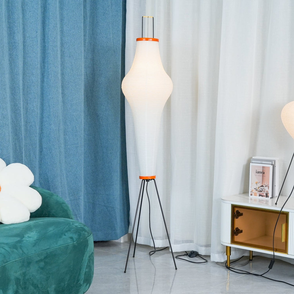 Rice Paper Floor Lamp — Floor Lamp | Maison Monashee — view 38