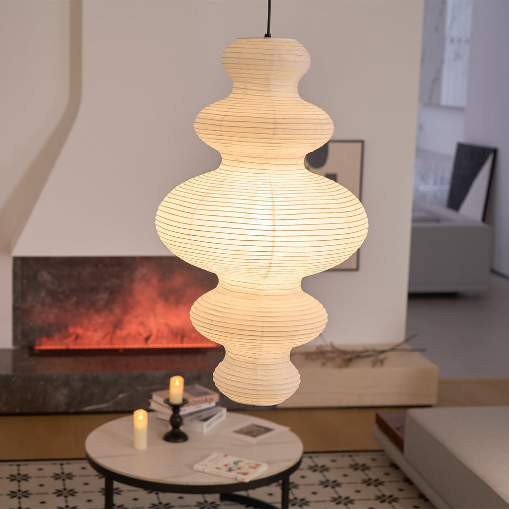 Large Paper Pendant Light — Pendant Light | Maison Monashee — view 10