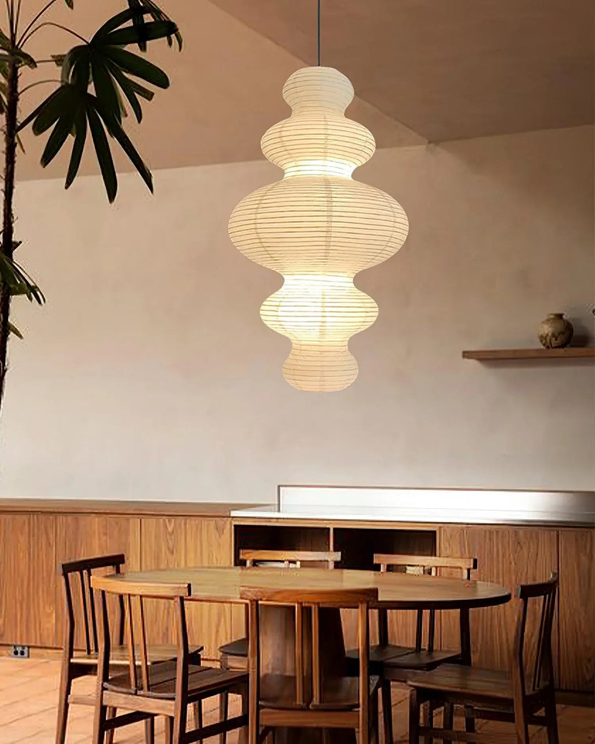 Large Paper Pendant Light — Pendant Light | Maison Monashee — view 23