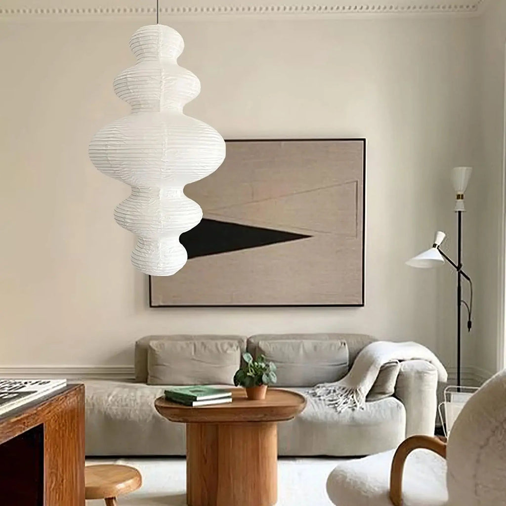 Large Paper Pendant Light — Pendant Light | Maison Monashee — view 35