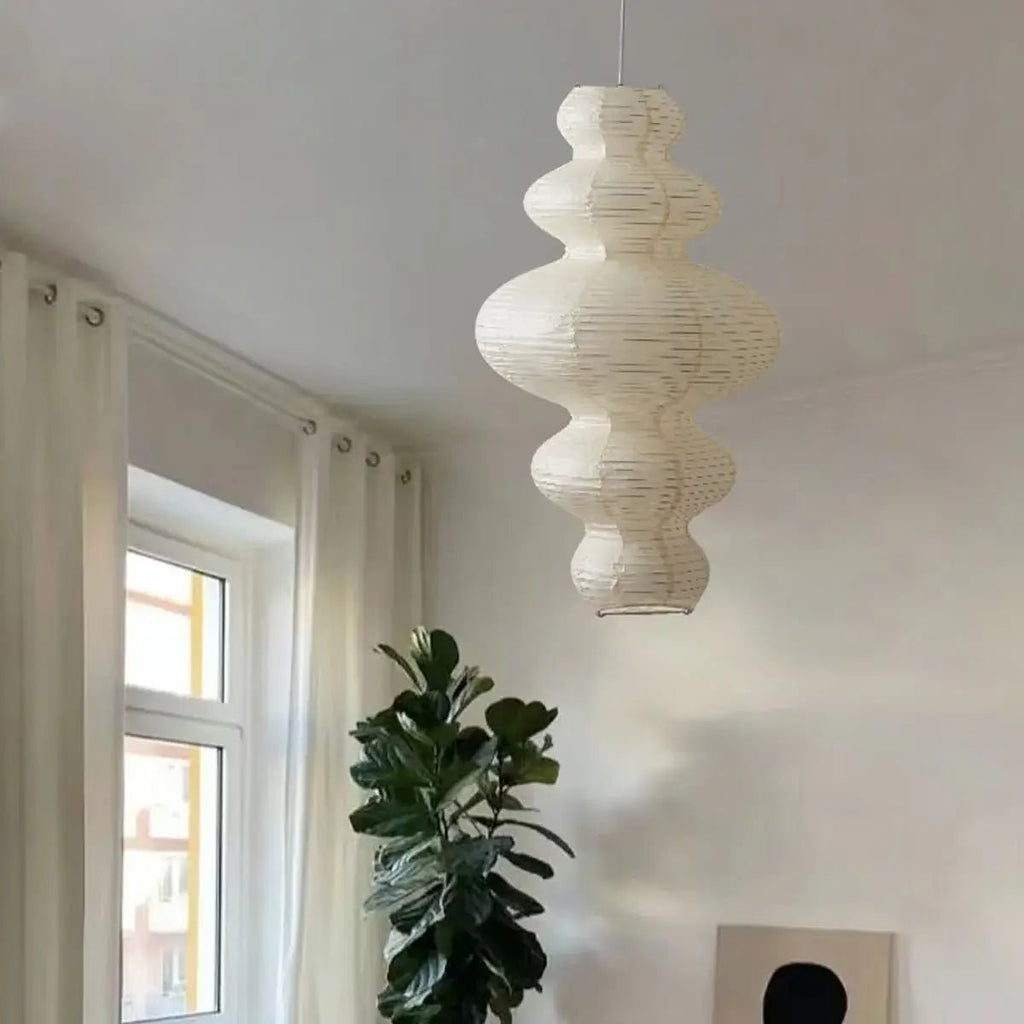 Large Paper Pendant Light — Pendant Light | Maison Monashee — view 27